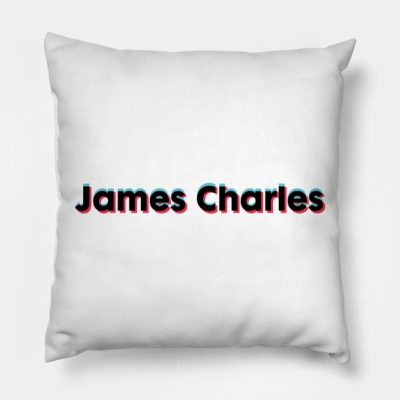 James Charles Tiktoker Throw Pillow Official James Charles Merch