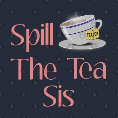 Spill The Tea Sis Design Throw Pillow Official James Charles Merch