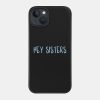 Hey Sisters Script Blue Phone Case Official James Charles Merch