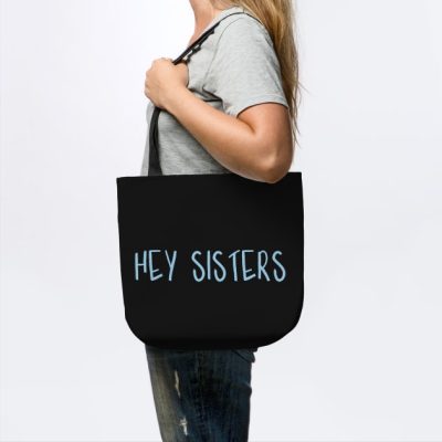 Hey Sisters Script Blue Tote Official James Charles Merch