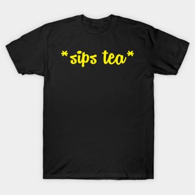 Sips Tea Script T-Shirt Official James Charles Merch