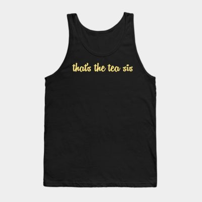 That S The Tea Sis Script Yellow Tank Top Official James Charles Merch