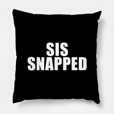 Sis Snapped James Charles Throw Pillow Official James Charles Merch