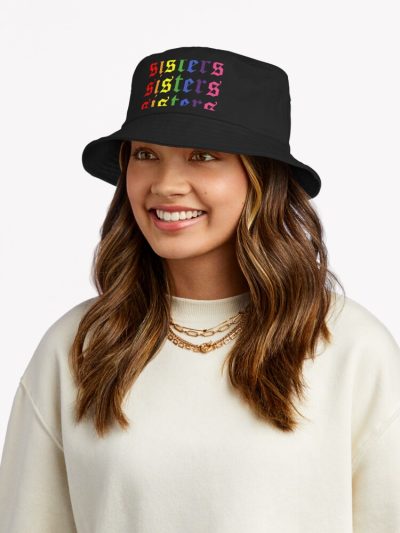 James Charles Sisters Artistry Logo Repeating Bucket Hat Official James Charles Merch