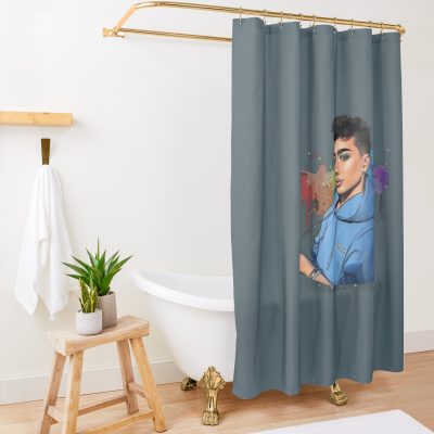 James Charles Shower Curtain Official James Charles Merch
