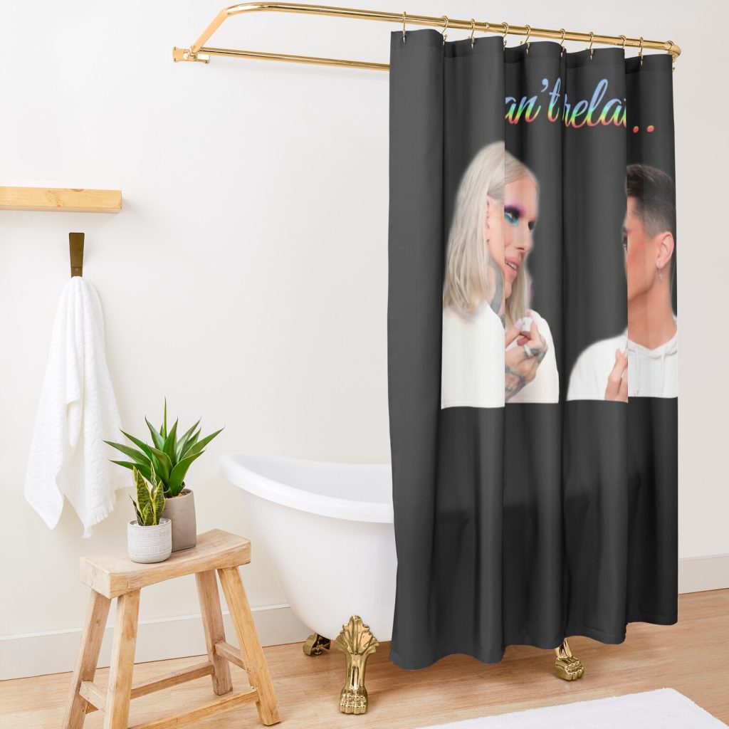 James Charles Jeffree Star Shower Curtain Official James Charles Merch